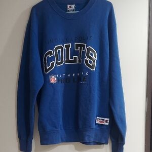 Vintage Champion Blue Indianapolis Colts Crewneck Sweater